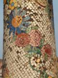 Detall mosaic Columna La Rotonda Barcelona